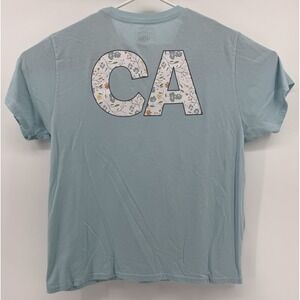 California T-Shirt Unisex 2XL‎ Blue Home Free CA Logo Beach